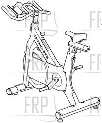 D91PBNUO-AA01NC (Belt) Spin Bike - Product Image