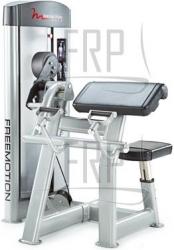 Epic Bicep - F810-1570 - FreeMotion Red - Image