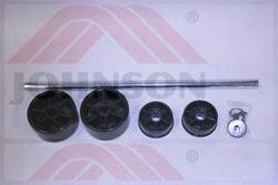 Semi-Assembly, CB58 Wheel Set, US, CB58 - Product Image