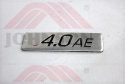 Model Sticker, EP187, -4.0AE - Product Image