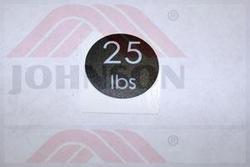 Weight Plate Decal, [FW63] - Product Image