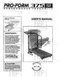 Owners Manual, PFTL31561 - Product Image