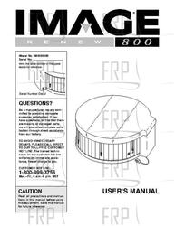 Owners Manual, IMHS80080 - Product Image