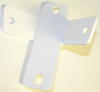 Bracket, Support, Pulley, White - Product Image