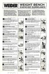 Chart, Exercise - 6001835 | Fitness and Exercise Equipment Repair Parts