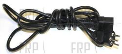 Power Cord, European, 250V, 16A, 12' - Product Image