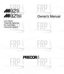 OWNERs MANUAL M9.21 M9.21S - Product Image