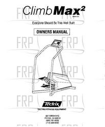 Manual Owners Climbmax2 - Product Image