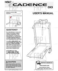 Owners Manual, WLTL11094 - Product Image