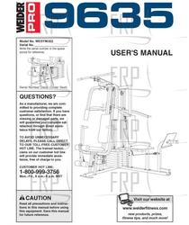 Owners Manual, WESY96352 - Product Image