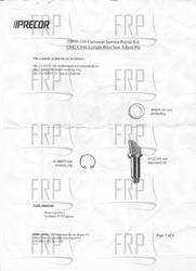 Instructions, Seat Pin, 5020380 - Product Image