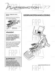 Manual, Owner's Dutch - Image