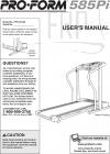 Manual, Owners, PFTL59190 - Product Image