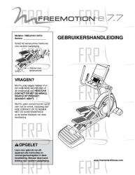 Manual, Owner's, Dutch - Image