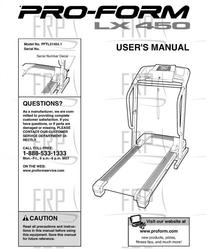 Owners Manual, PFTL314041 - Product Image