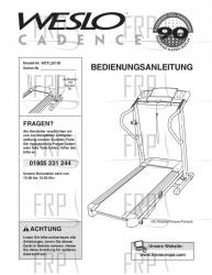 Owners Manual, WETL28130,GERMAN - Image