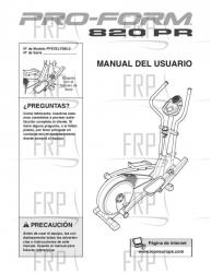 USER'S MANUAL - SPANISH - Image