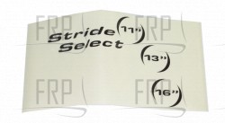 Decal, Pedal Disk - Product Image