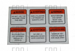 Decal, Shroud, Warning - Product Image