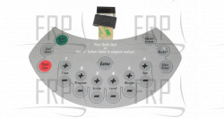 KEYPAD, CONSOLE, Q45E/450/4500, GRAY - Product Image