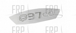 LABEL, MODEL Q37CE - Product Image