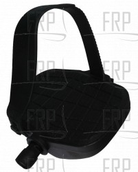 PEDAL/STRAP Assembly: STANDARD; RIGHT; Black - Product Image