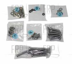 SD120, Hardware Bag Set - Product Image