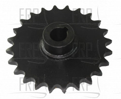 SPROCKET KEYED ROLLER CHAIN #40, 16MM ID SM3 - Product Image