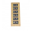 STRENGTH WEIGHT STICKERS SET, A961 - Product Image